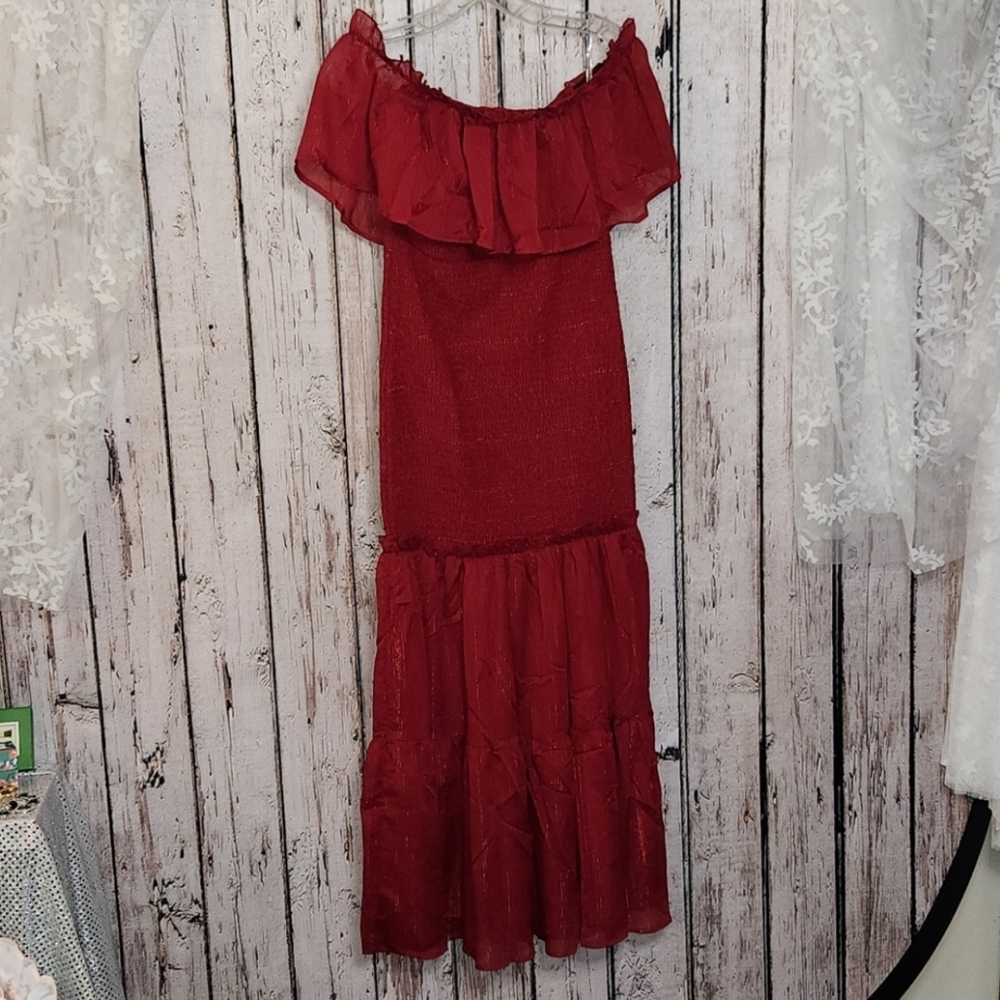 NWT Floral Maxi Bodycon Pencil Dress - Picture 3 of 5